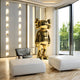 Royal Gold Iconify Sculpture in a luxurious interior setting, representing opulence and power.