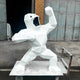 Ghost White Gorilla Sculpture - 165cm