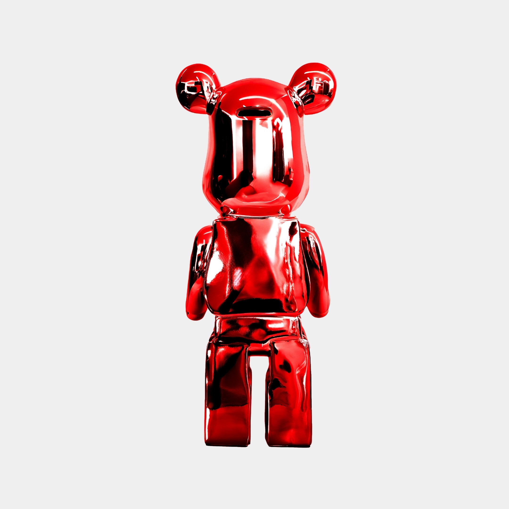 Ruby Red Bear Sculpture - 50cm