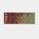 The Chromatica Rectangular Radiant Red & Green Rolled Paper 3D Wall Art by Giant Sculptures features handcrafted paper rolls, transitioning from warm reds and purples to cool greens and yellows in a vibrant abstract design.