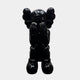 Introducing Giant Sculptures Ex-Display Midnight Black Iconify Melancholy Sitting Sculpture (130cm), a minimalist masterpiece crafted from high-quality resin. This cartoonish figure boasts large shoes, gloves, rounded ears, and iconic X-shaped eye markings while sitting with its face in its hands.