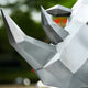 Rhino Geometric Steel Outdoor Sculpture - 210cm