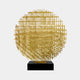 Mesh Gold Geometric Steel Sculpture - 135/200cm