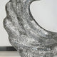 Timeless Wave Silver Organic Steel Sculpture - 117cm