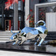 Toro Bull Geometric Steel Outdoor Sculpture - 193cm