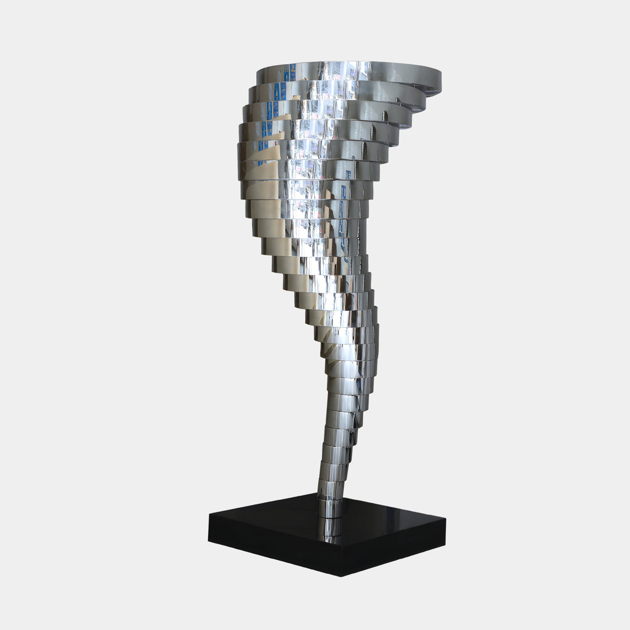 Vortex Abstract Steel Sculpture - 163cm