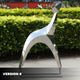 Deer Organic Steel Outdoor Sculpture - 91/158cm