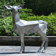 Deer II Geometric Steel Outdoor Sculpture - 160cm