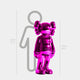 Lush Pink Iconify Sculpture standing at 135cm, vibrant pink finish representing energy and modern flair.