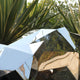 Panther III Geometric Steel Outdoor Sculpture - 141cm