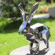 Coco III Rabbit Steel Outdoor Sculpture - 47cm