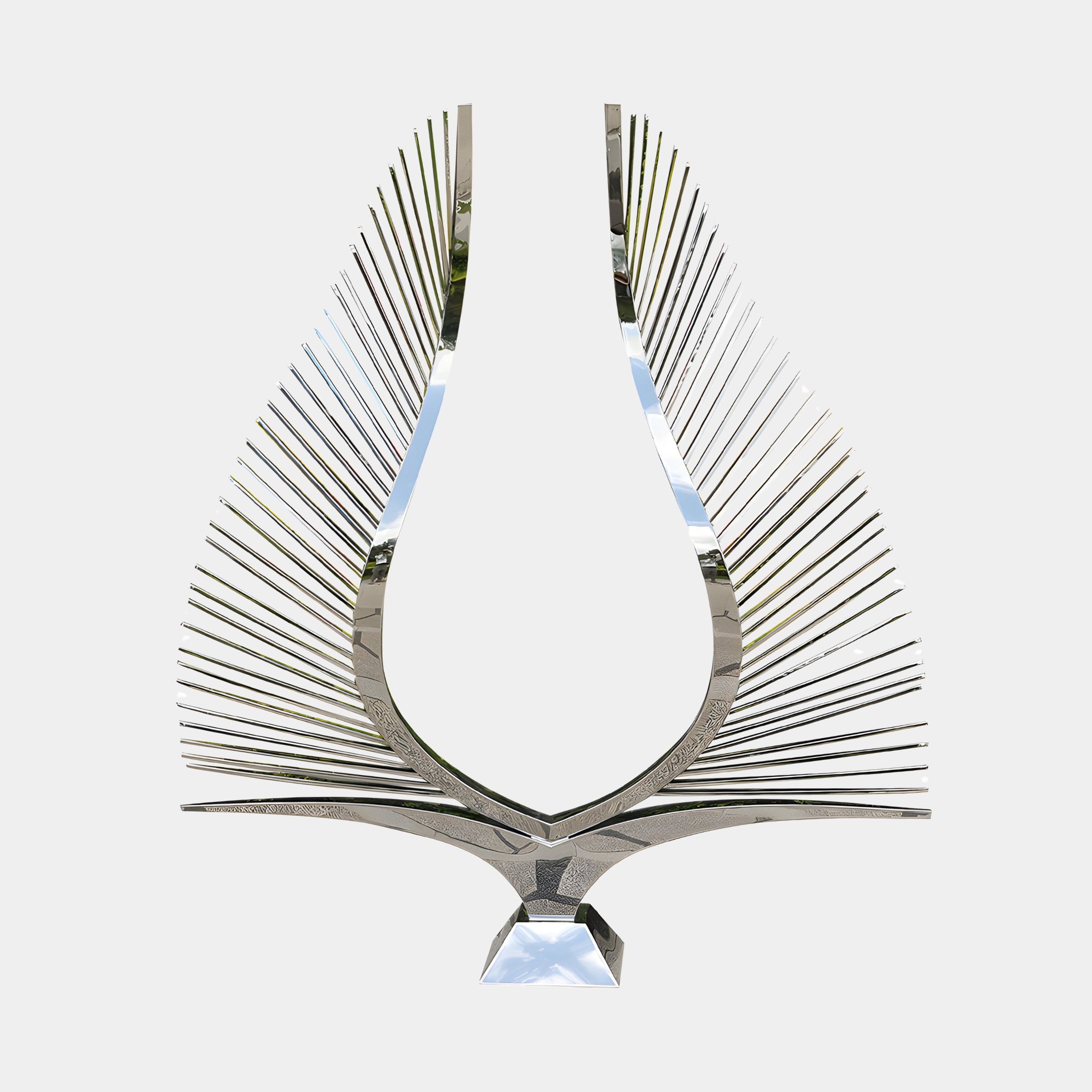 Celestial Rays Steel Outdoor Sculpture - 200cm