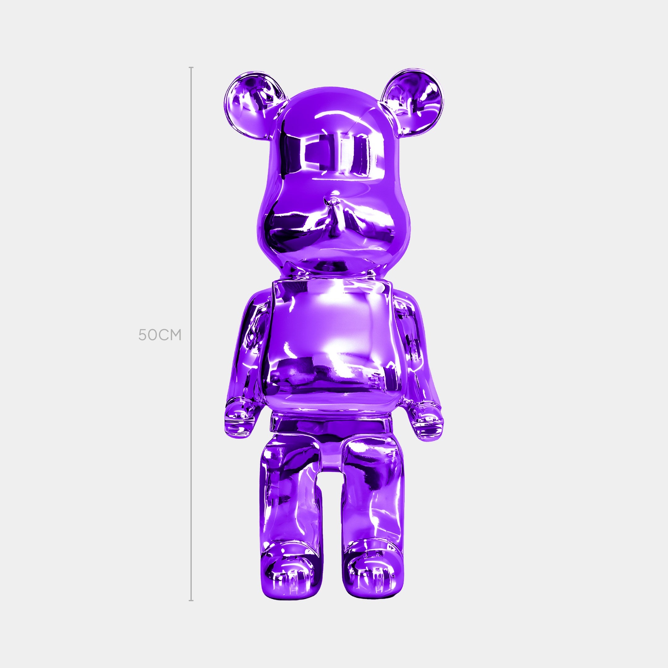 Phantom Purple Bear Sculpture - 50cm