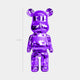 Phantom Purple Bear Sculpture - 50cm